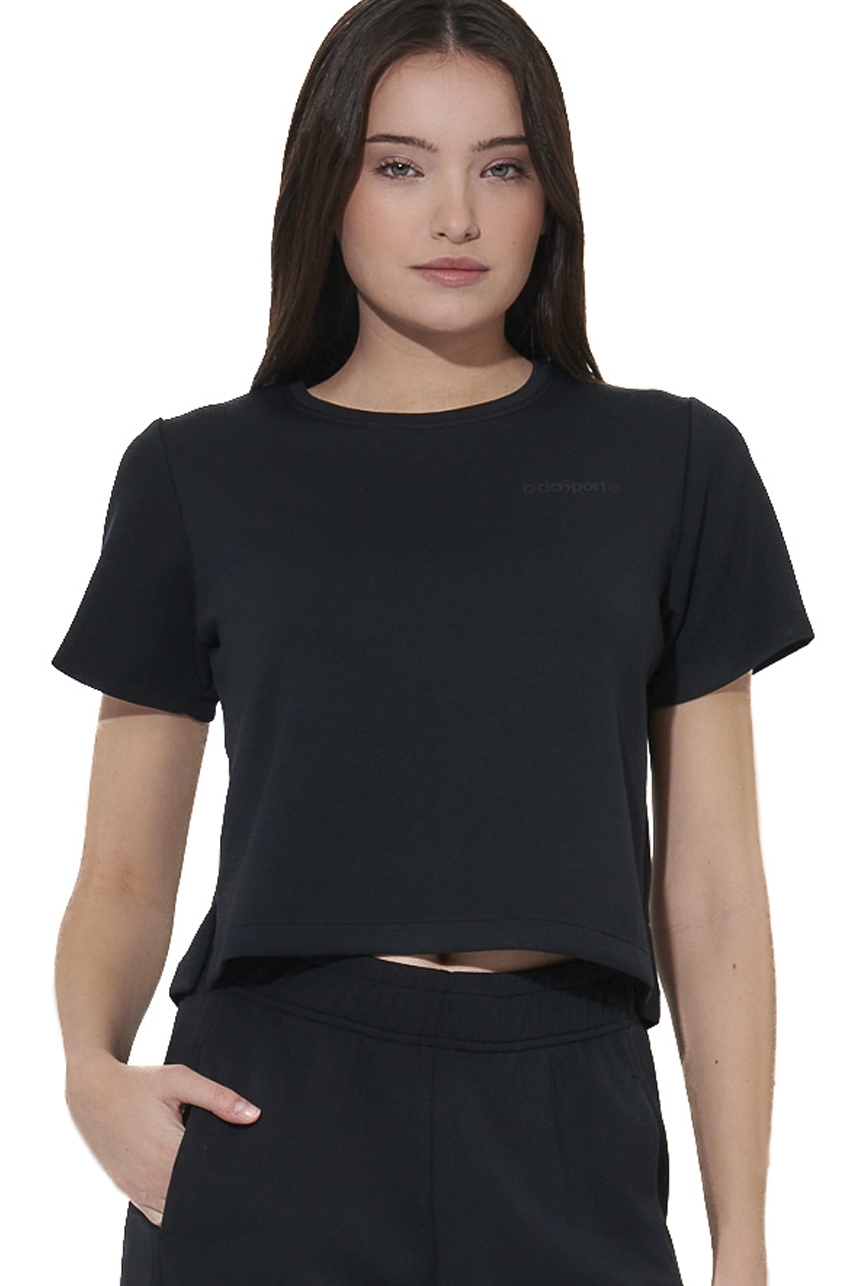 ΓΥΝΑΙΚΕΙΟ MODAL T-SHIRT Body Action 051626-01-BLACK