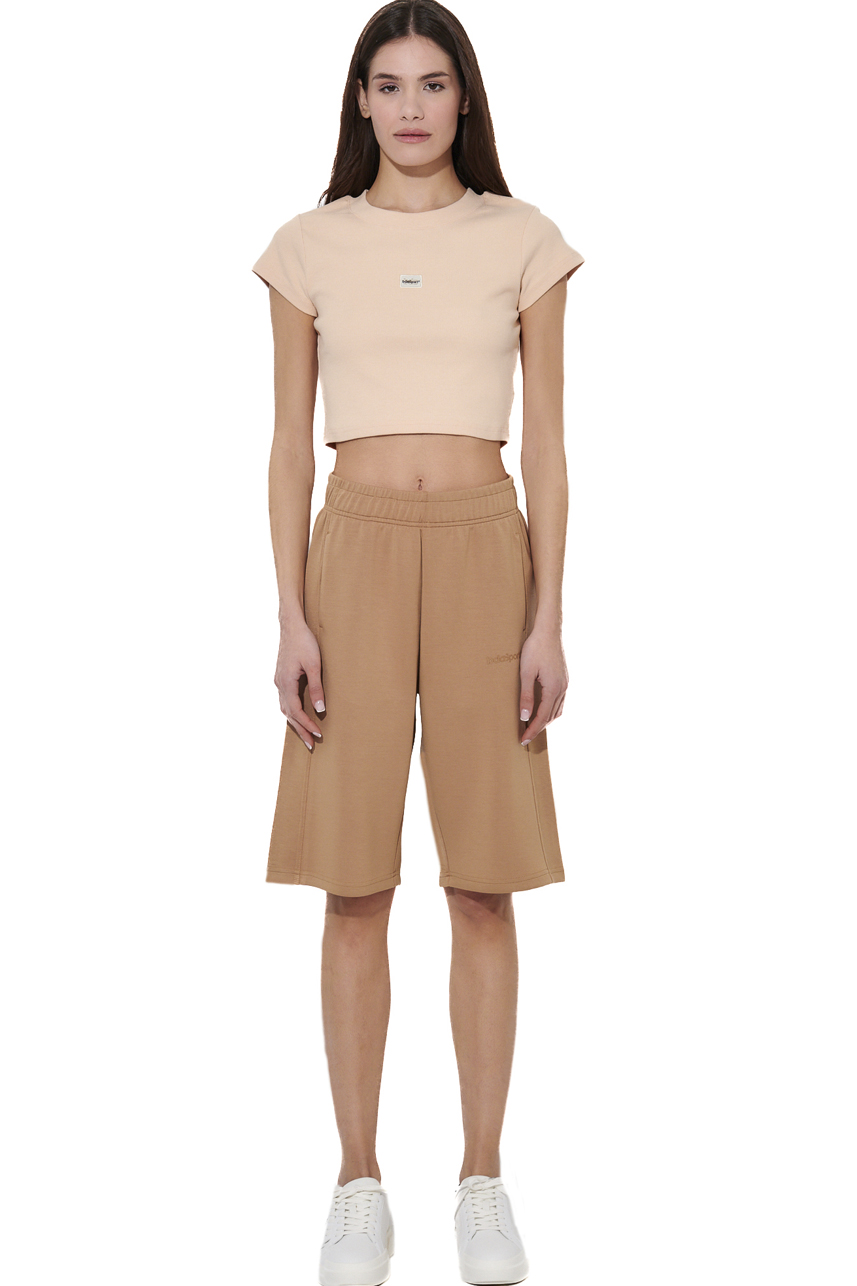 ΓΥΝΑΙΚΕΙΟ CROP T-SHIRT Body Action 051628-01-PEACH TAFFY