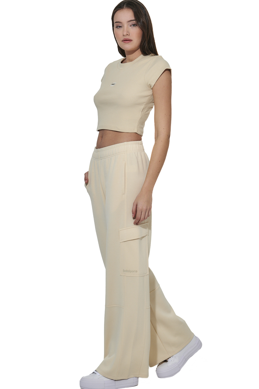 ΓΥΝΑΙΚΕΙΟ CROP T-SHIRT Body Action 051628-01-SUMMER SAND