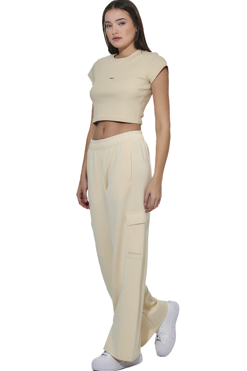 ΓΥΝΑΙΚΕΙΟ CROP T-SHIRT Body Action 051628-01-SUMMER SAND