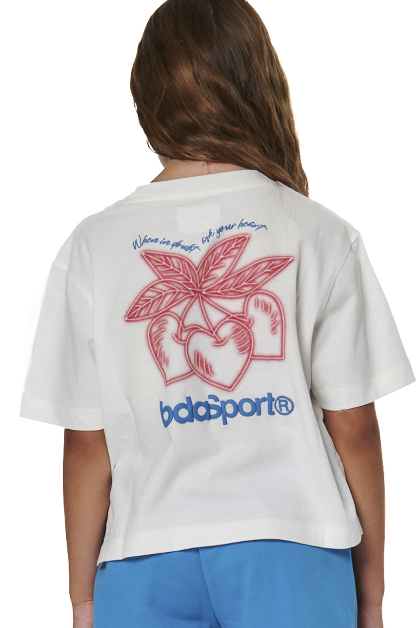 ΠΑΙΔΙΚΟ T-SHIRT ΓΙΑ ΚΟΡΙΤΣΙΑ Body Action 052603-01-WHITE ALYSSUM