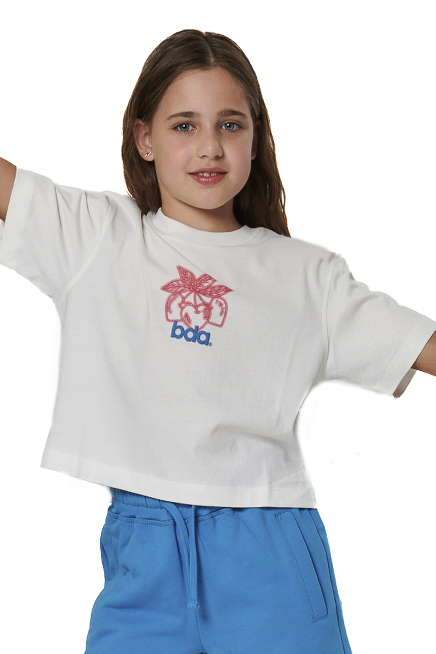 ΠΑΙΔΙΚΟ T-SHIRT ΓΙΑ ΚΟΡΙΤΣΙΑ Body Action 052603-01-WHITE ALYSSUM
