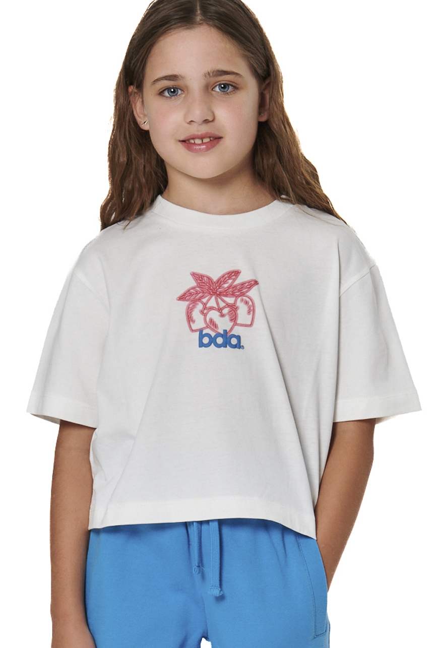 ΠΑΙΔΙΚΟ T-SHIRT ΓΙΑ ΚΟΡΙΤΣΙΑ Body Action 052603-01-WHITE ALYSSUM