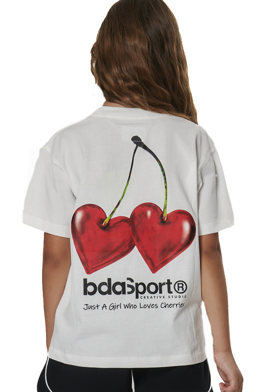 ΠΑΙΔΙΚΟ T-SHIRT ΓΙΑ ΚΟΡΙΤΣΙΑ Body Action 052604-01-WHITE ALYSSUM