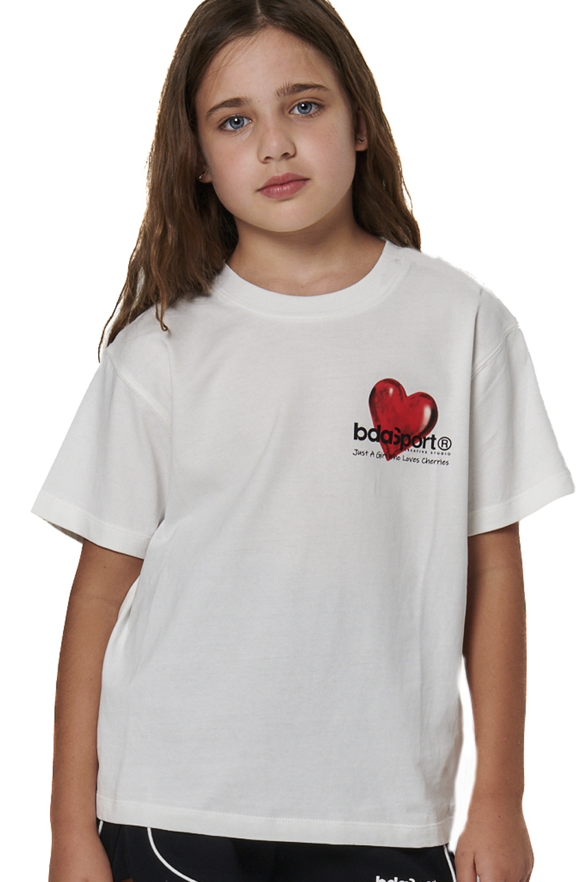 ΠΑΙΔΙΚΟ T-SHIRT ΓΙΑ ΚΟΡΙΤΣΙΑ Body Action 052604-01-WHITE ALYSSUM