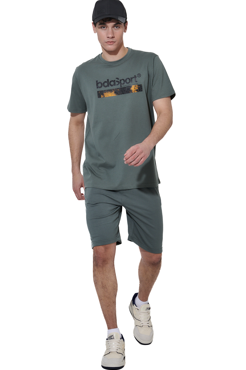 ΑΝΔΡΙΚΟ ΚΛΑΣΙΚΟ T-SHIRT Body Action 053616-01-BALSAM GREEN