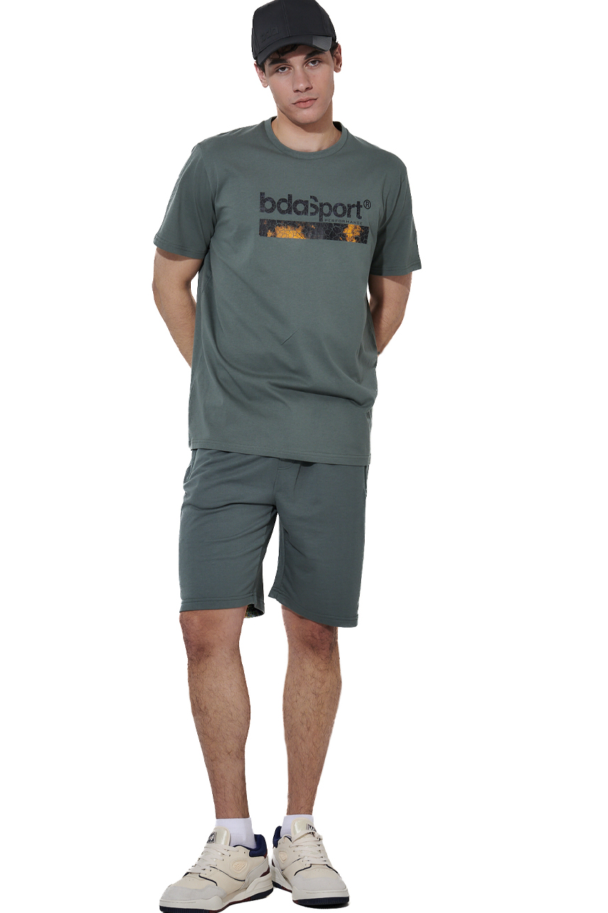 ΑΝΔΡΙΚΟ ΚΛΑΣΙΚΟ T-SHIRT Body Action 053616-01-BALSAM GREEN