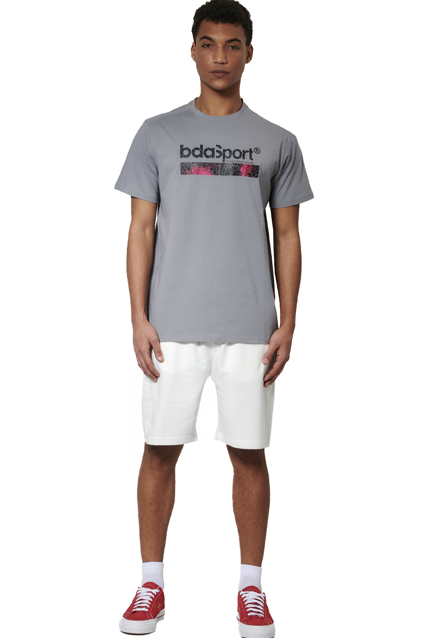 ΑΝΔΡΙΚΟ ΚΛΑΣΙΚΟ T-SHIRT Body Action 053616-01-SILVER GREY