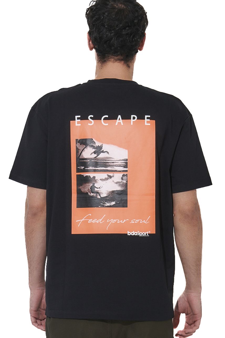ΑΝΔΡΙΚΟ T-SHIRT Body Action 053622-01-BLACK
