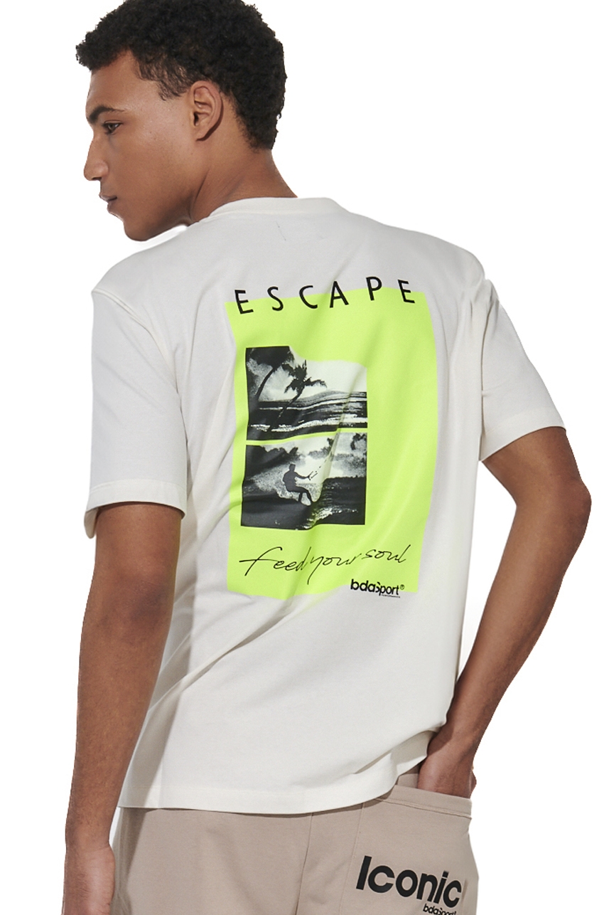 ΑΝΔΡΙΚΟ T-SHIRT Body Action 053622-01-WHITE ALYSSUM