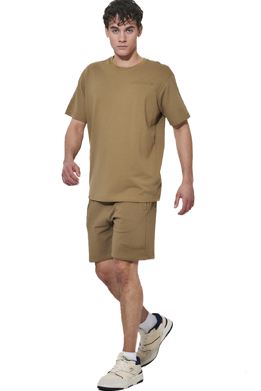 ΑΝΔΡΙΚΟ PIQUE T-SHIRT Body Action 053626-01-COVERT GREEN