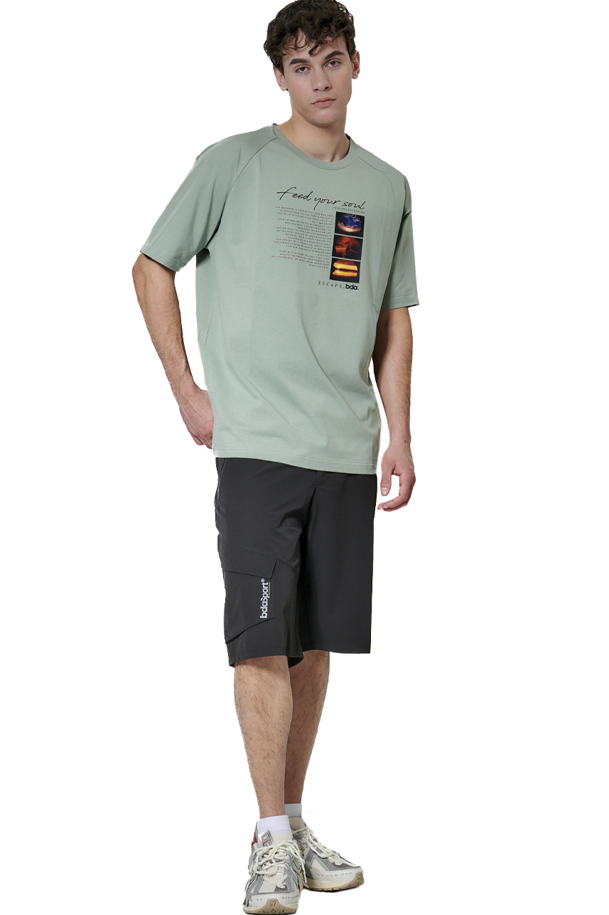 ΑΝΔΡΙΚΟ T-SHIRT Body Action 053627-01-PISTACHIO GREEN