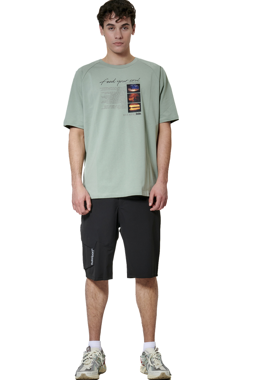 ΑΝΔΡΙΚΟ T-SHIRT Body Action 053627-01-PISTACHIO GREEN