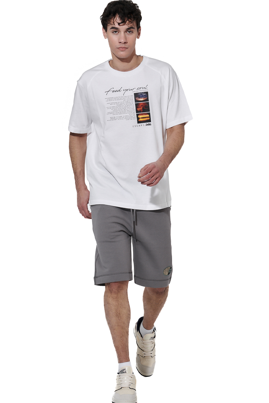 ΑΝΔΡΙΚΟ T-SHIRT Body Action 053627-01-WHITE