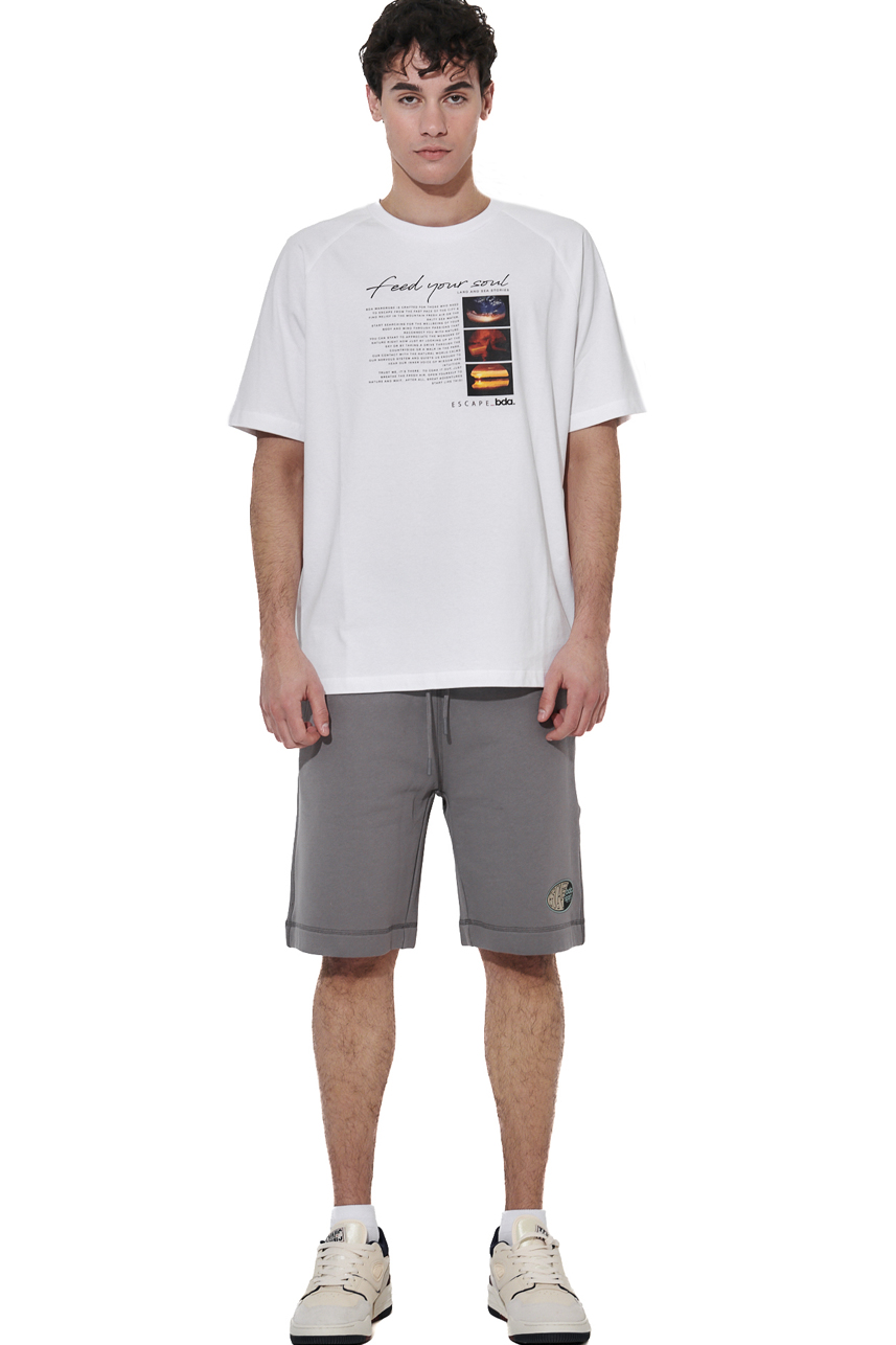 ΑΝΔΡΙΚΟ T-SHIRT Body Action 053627-01-WHITE