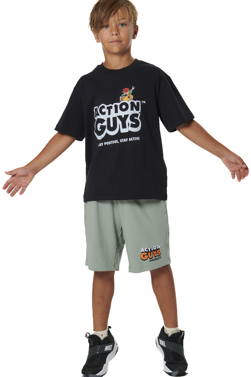 ΠΑΙΔΙΚΟ T-SHIRT ΓΙΑ ΑΓΟΡΙΑ Body Action 054604-01-BLACK