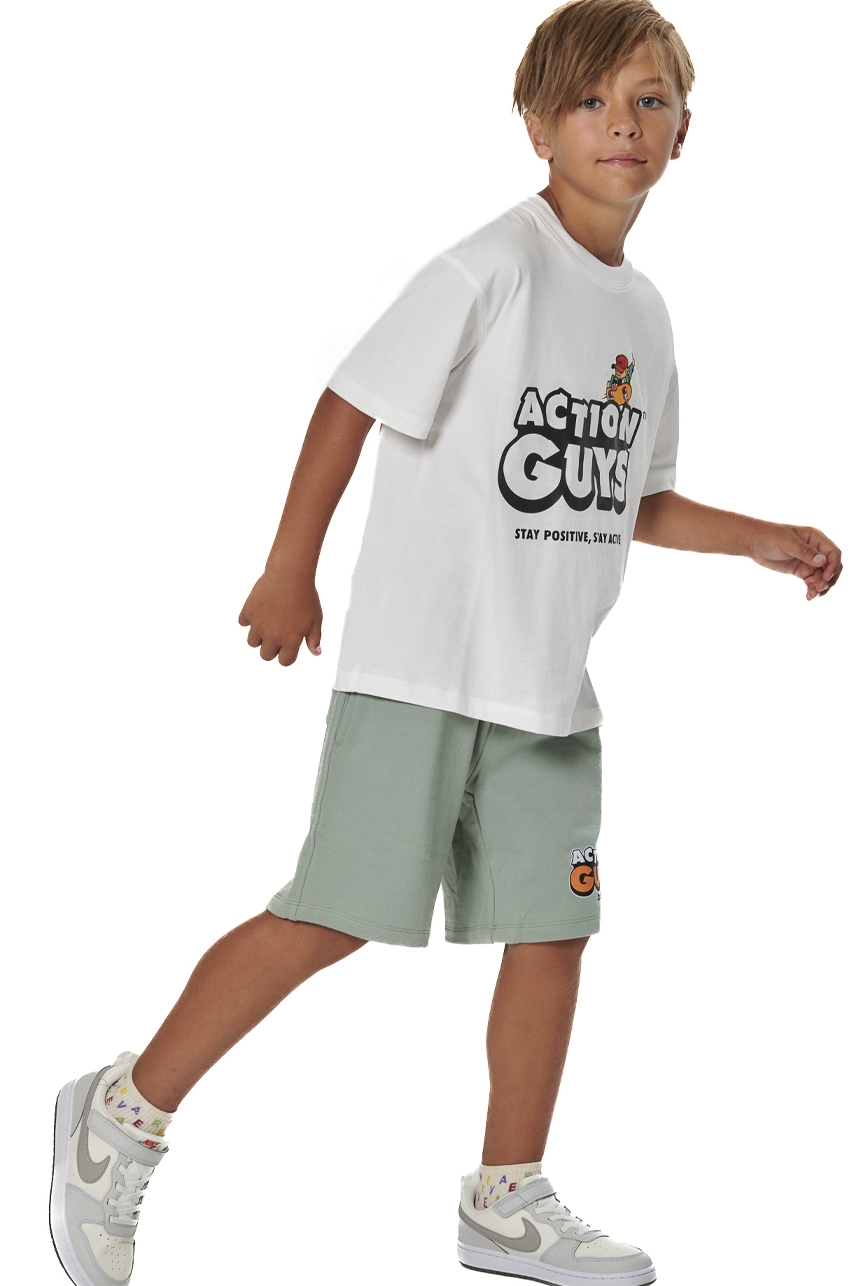 ΠΑΙΔΙΚΟ T-SHIRT ΓΙΑ ΑΓΟΡΙΑ Body Action 054604-01-WHITE ALYSSUM