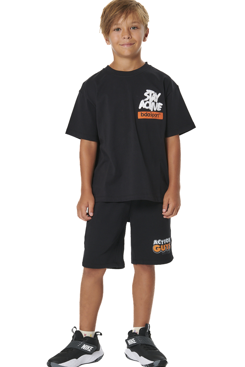 ΠΑΙΔΙΚΟ T-SHIRT ΓΙΑ ΑΓΟΡΙΑ Body Action 054605-01-BLACK