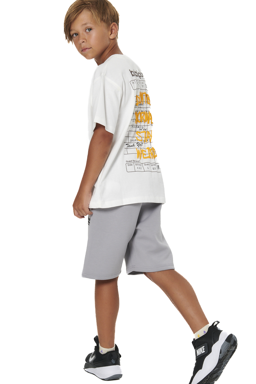 ΠΑΙΔΙΚΟ T-SHIRT ΓΙΑ ΑΓΟΡΙΑ Body Action 054606-01-WHITE ALYSSUM