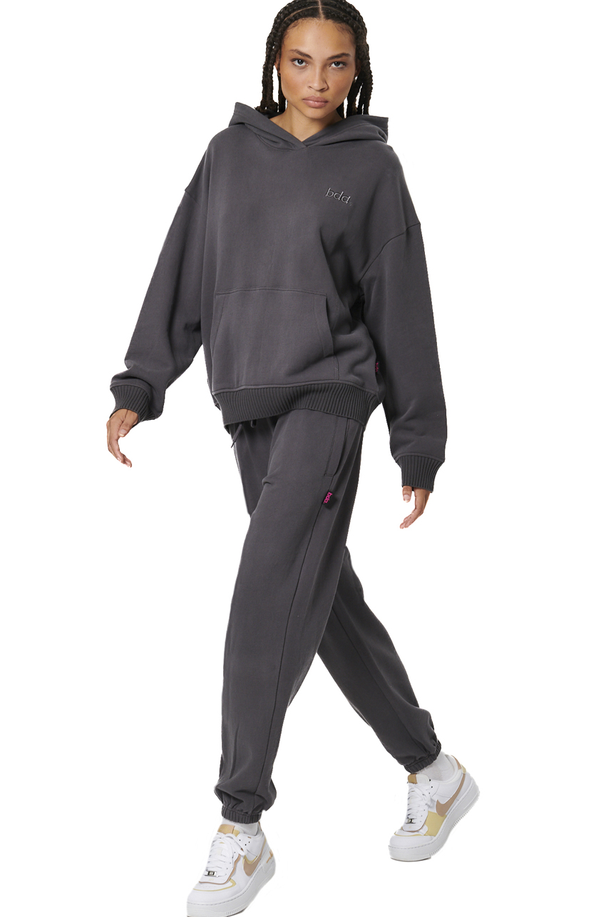 ΓΥΝΑΙΚΕΙΟ ΦΟΥΤΕΡ ΜΕ ΚΟΥΚΟΥΛΑ Body Action 061525-01-PINSTRIPE GREY