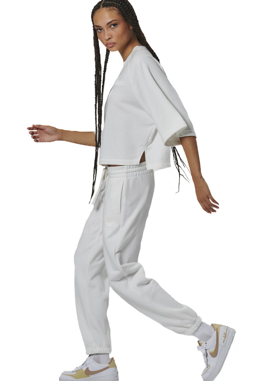 ΓΥΝΑΙΚΕΙΑ CROPPED ΜΠΛΟΥΖΑ  Body Action 061526-01-STAR WHITE