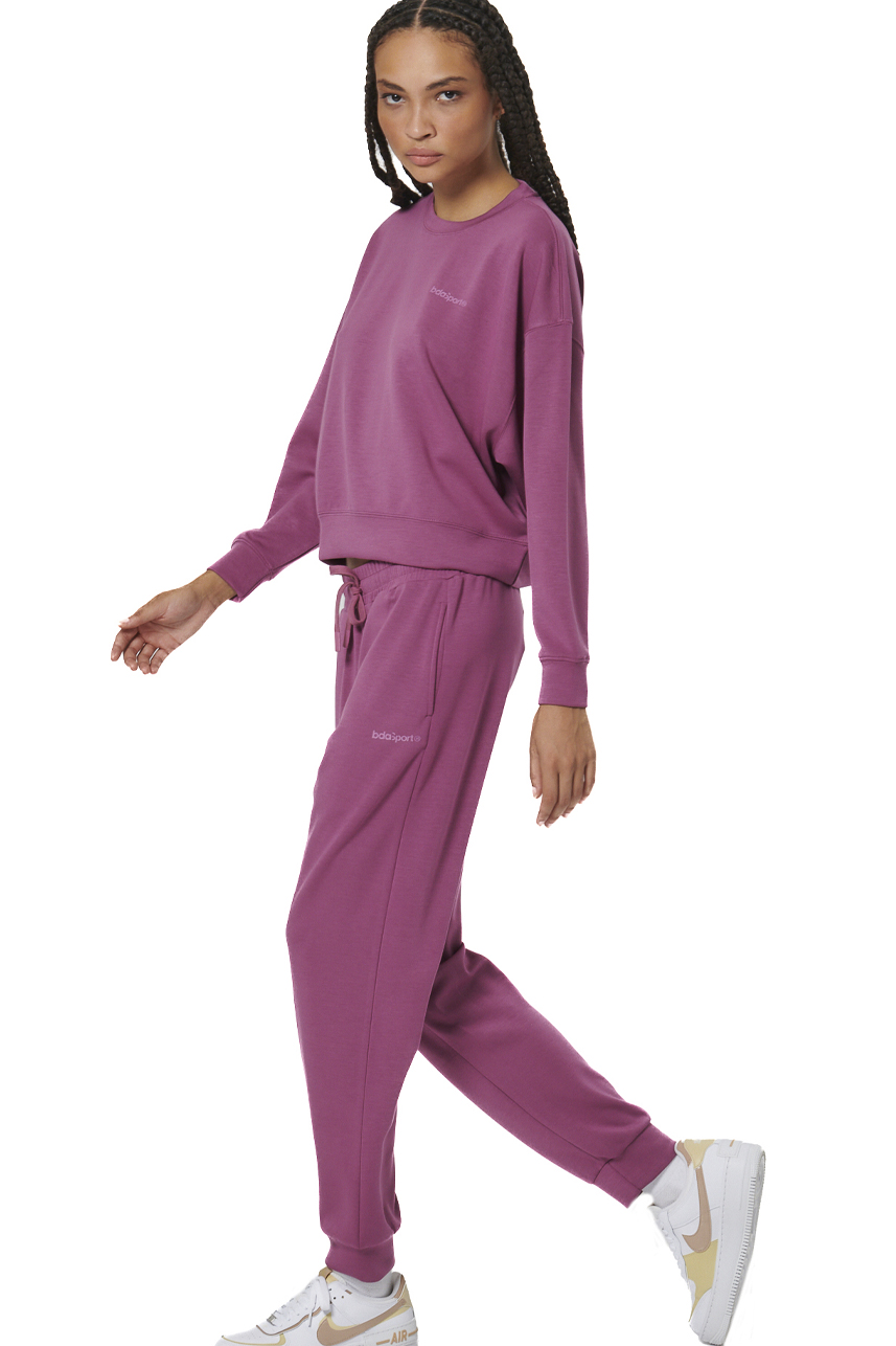 ΓΥΝΑΙΚΕΙΟ CROPPED ΦΟΥΤΕΡ Body Action 061527-01-CRUSHED BERRY