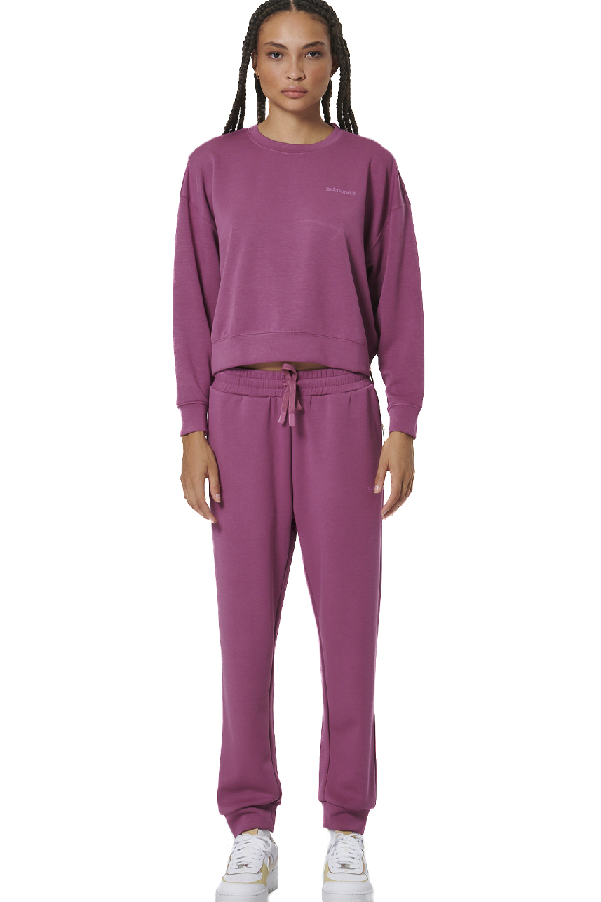 ΓΥΝΑΙΚΕΙΟ CROPPED ΦΟΥΤΕΡ Body Action 061527-01-CRUSHED BERRY