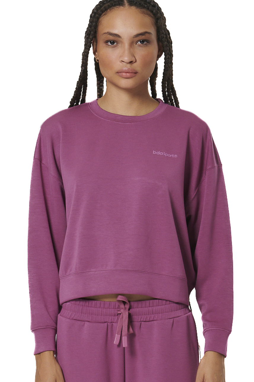ΓΥΝΑΙΚΕΙΟ CROPPED ΦΟΥΤΕΡ Body Action 061527-01-CRUSHED BERRY