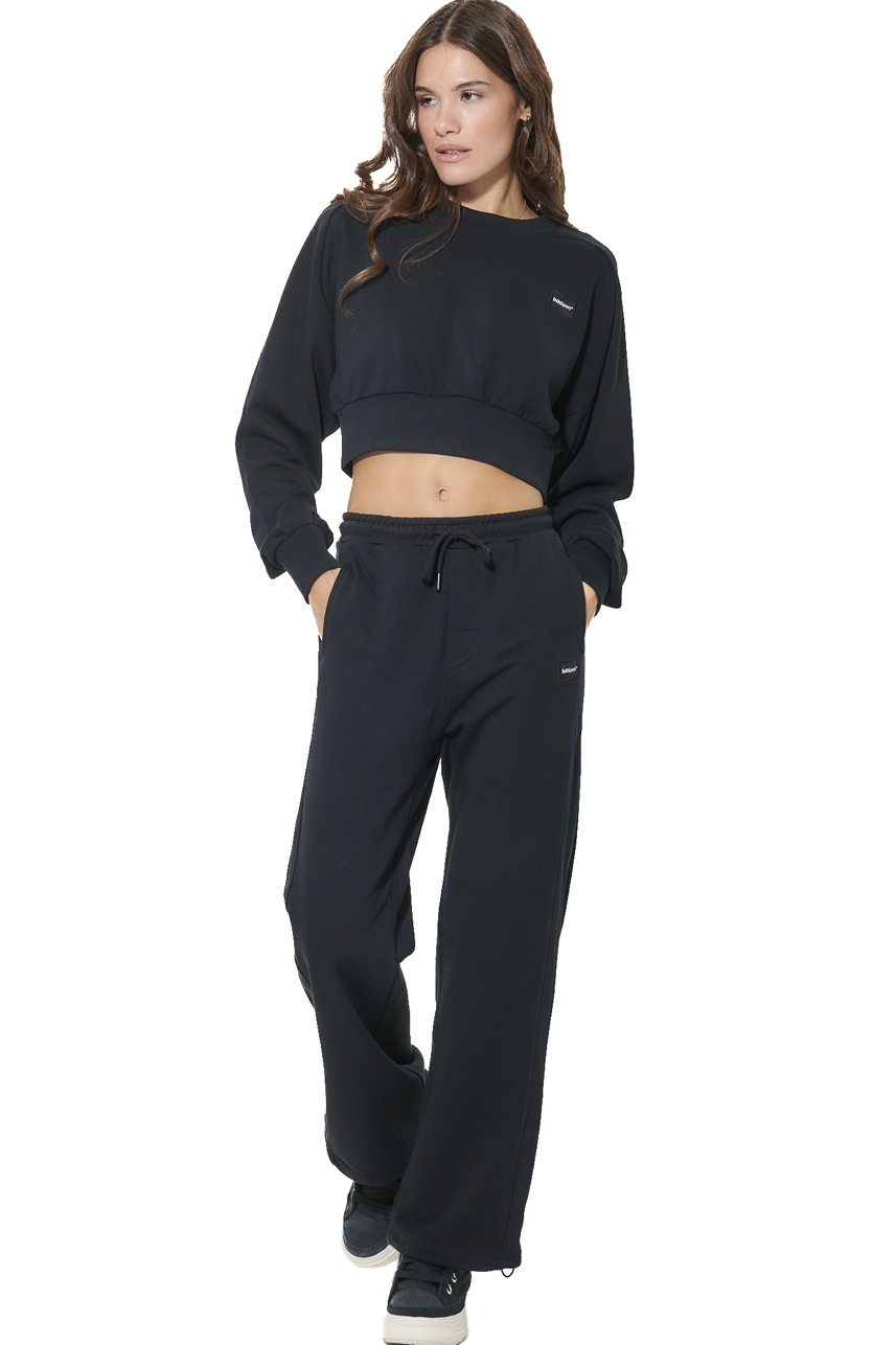 ΓΥΝΑΙΚΕΙΑ CROP ΜΠΛΟΥΖΑ Body Action 061621-01-BLACK