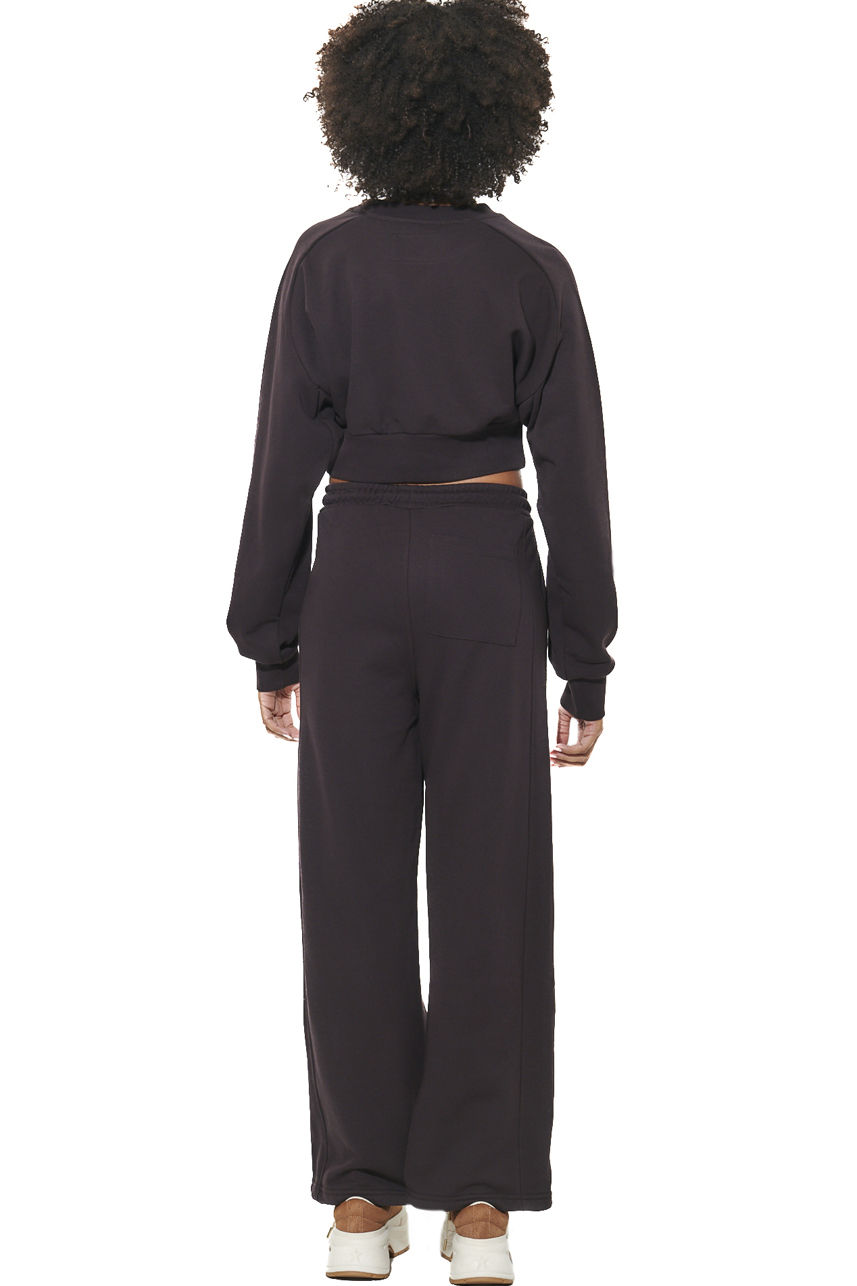 ΓΥΝΑΙΚΕΙΑ CROP ΜΠΛΟΥΖΑ Body Action 061621-01-SOLEMNITY BROWN