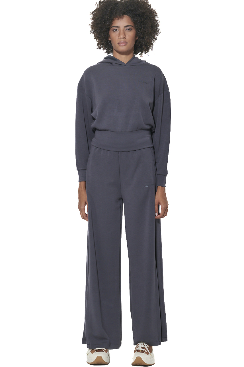 ΓΥΝΑΙΚΕΙΟ CROP MODAL ΦΟΥΤΕΡ ΜΕ ΚΟΥΚΟΥΛΑ Body Action 061622-01-EBONY BLUE