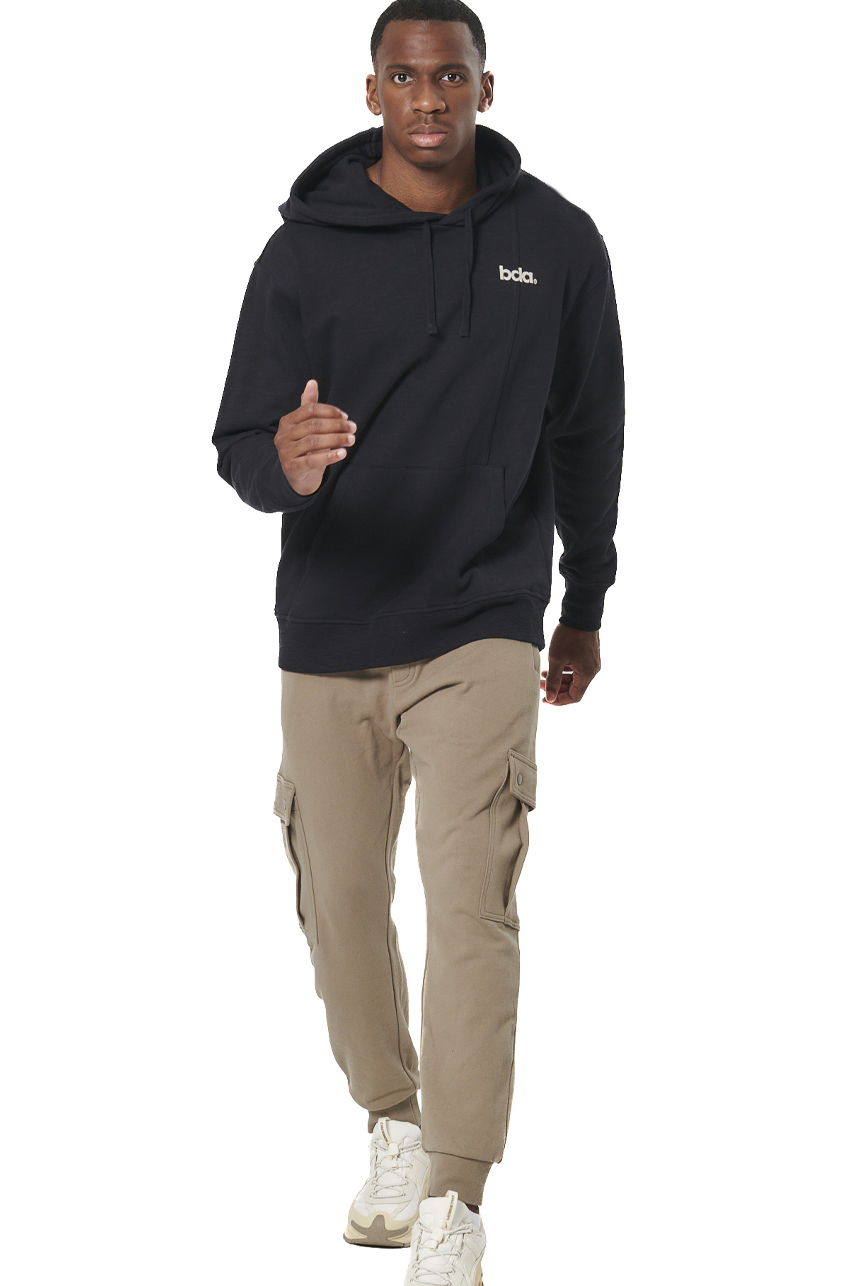 ΑΝΔΡΙΚΟ FLEECE ΦΟΥΤΕΡ ΜΕ ΚΟΥΚΟΥΛΑ Body Action 063513-01-BLACK