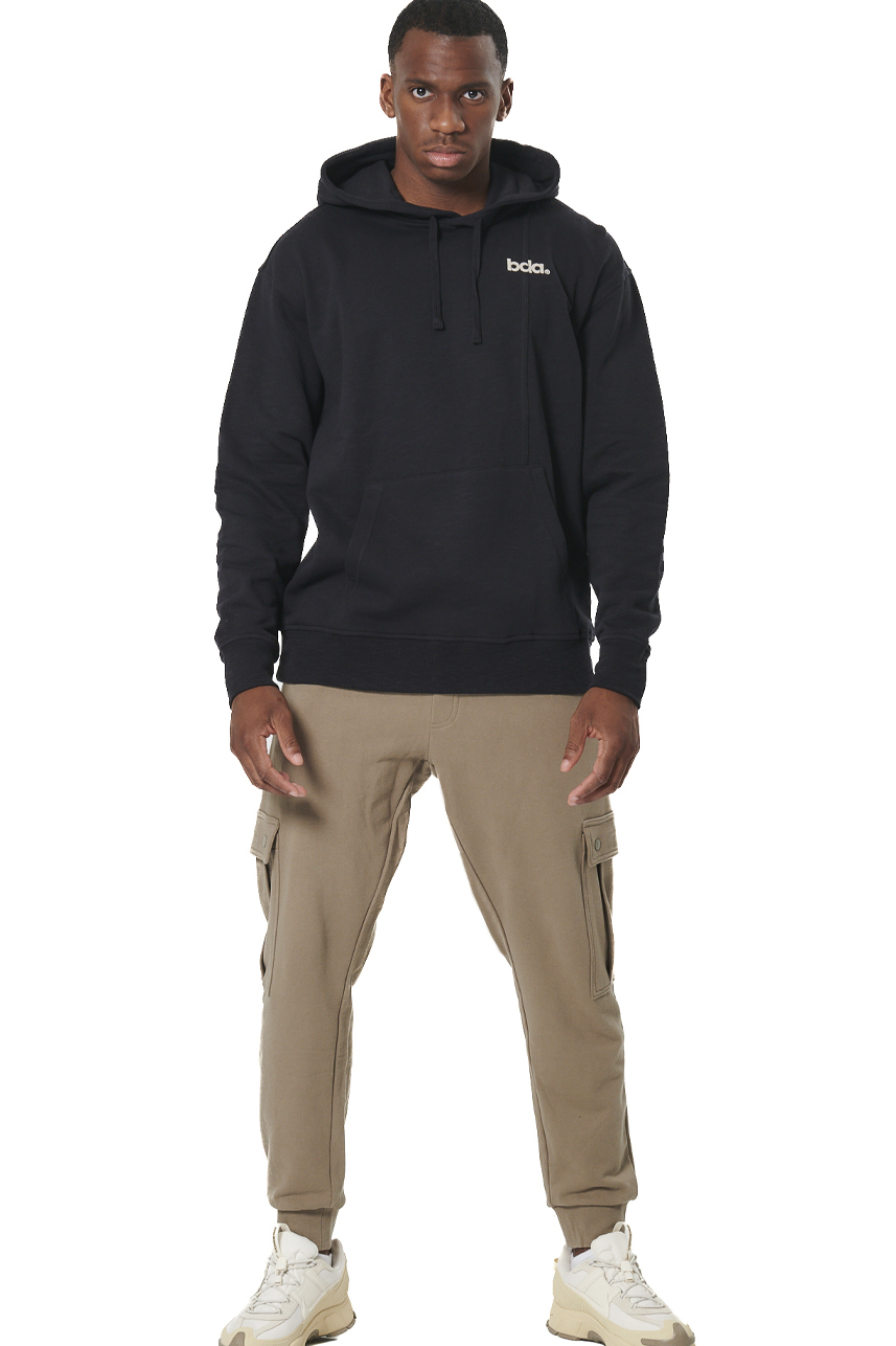 ΑΝΔΡΙΚΟ FLEECE ΦΟΥΤΕΡ ΜΕ ΚΟΥΚΟΥΛΑ Body Action 063513-01-BLACK