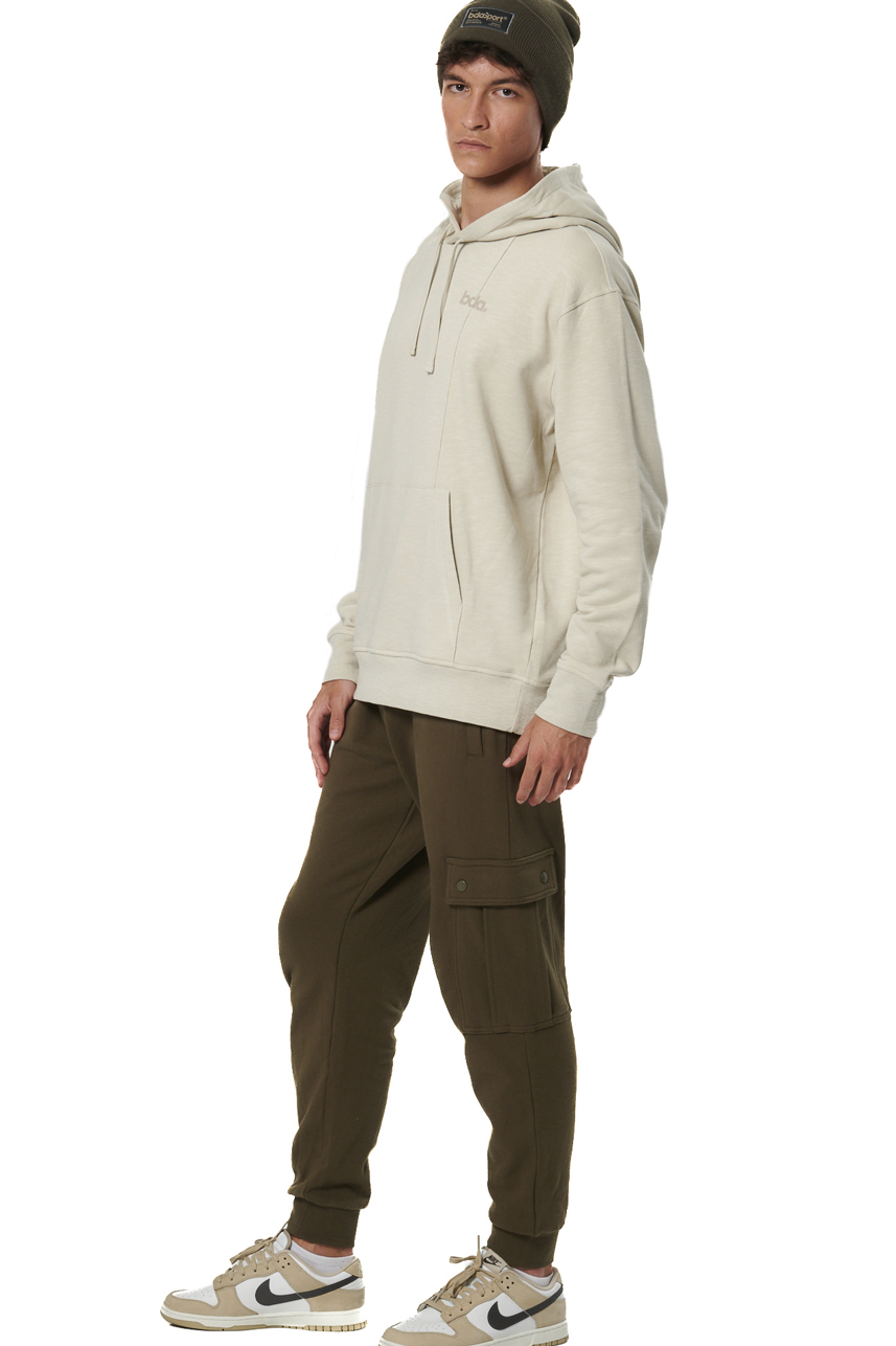 ΑΝΔΡΙΚΟ FLEECE ΦΟΥΤΕΡ ΜΕ ΚΟΥΚΟΥΛΑ Body Action 063513-01-MOONSTRUCK GREY