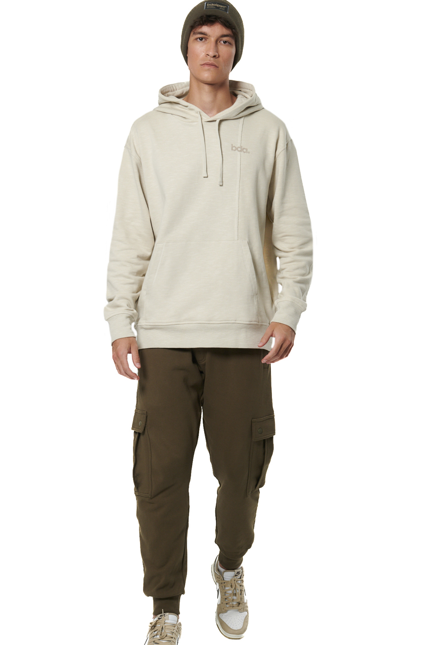 ΑΝΔΡΙΚΟ FLEECE ΦΟΥΤΕΡ ΜΕ ΚΟΥΚΟΥΛΑ Body Action 063513-01-MOONSTRUCK GREY