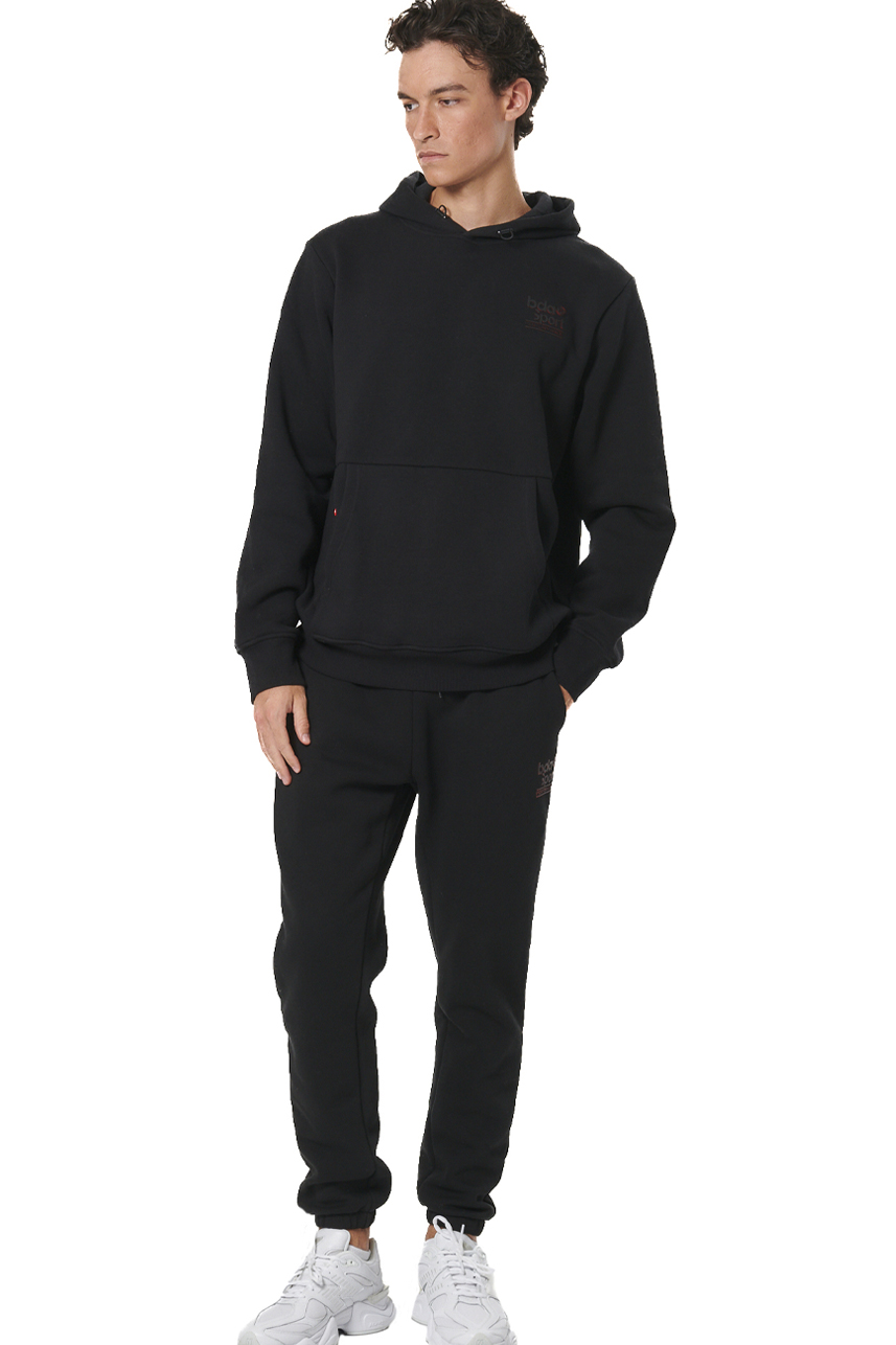 ΑΝΔΡΙΚΟ FLEECE ΦΟΥΤΕΡ ΜΕ ΚΟΥΚΟΥΛΑ  Body Action 063514-01-BLACK