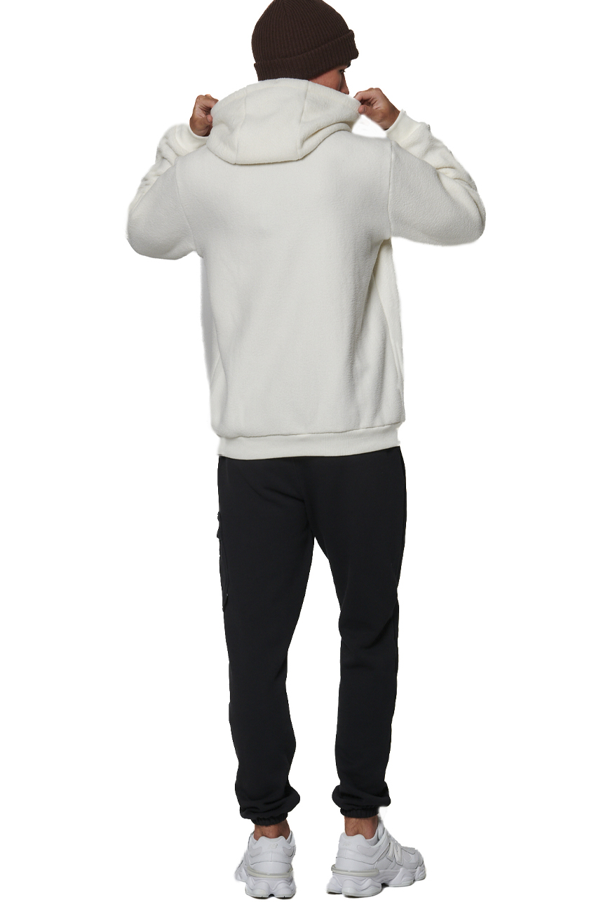ΑΝΔΡΙΚΟ SHERPA ΦΟΥΤΕΡ ΜΕ ΚΟΥΚΟΥΛΑ Body Action 063516-01-ARCTIC WOLF ECRU