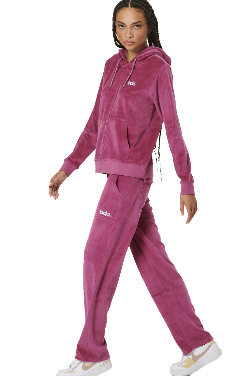 ΓΥΝΑΙΚΕΙΑ ΒΕΛΟΥΤΕ ΖΑΚΕΤΑ Body Action 071518-01-MAGENTA QUARTZ