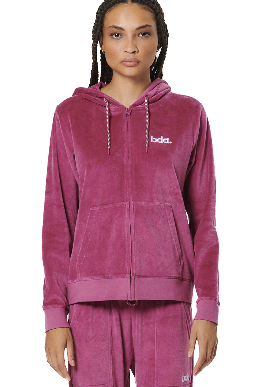 ΓΥΝΑΙΚΕΙΑ ΒΕΛΟΥΤΕ ΖΑΚΕΤΑ Body Action 071518-01-MAGENTA QUARTZ