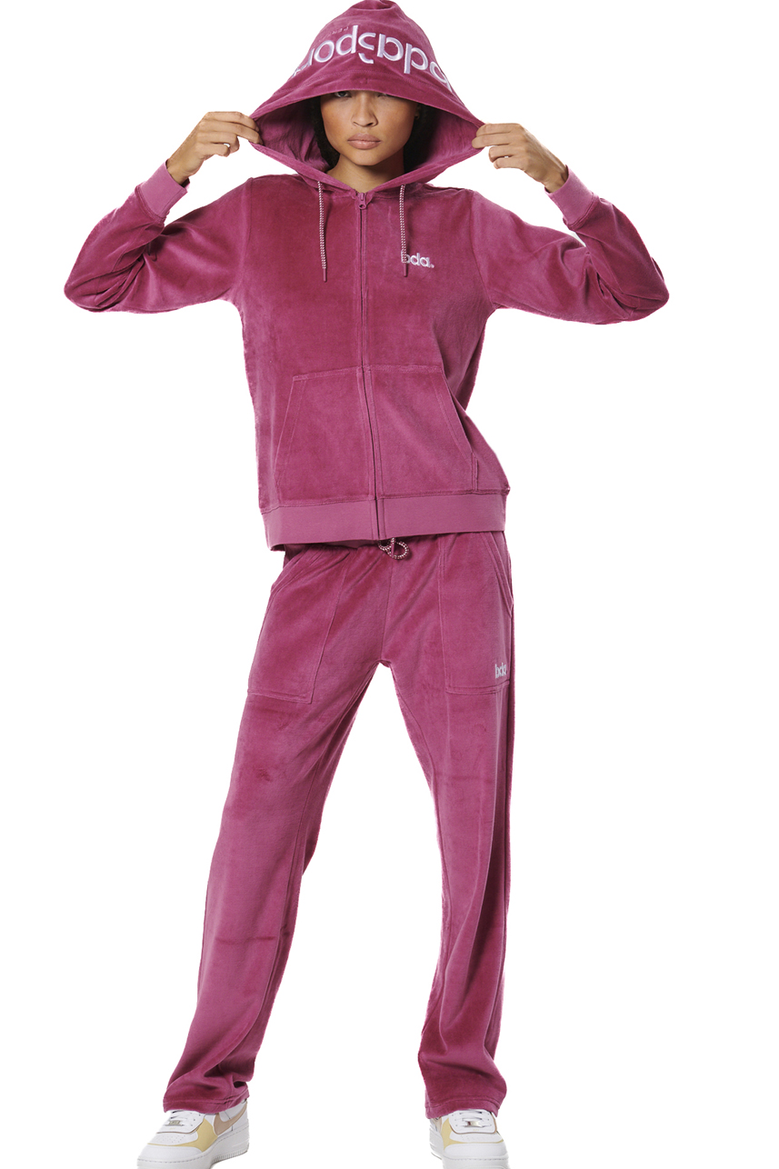 ΓΥΝΑΙΚΕΙΑ ΒΕΛΟΥΤΕ ΖΑΚΕΤΑ Body Action 071518-01-MAGENTA QUARTZ