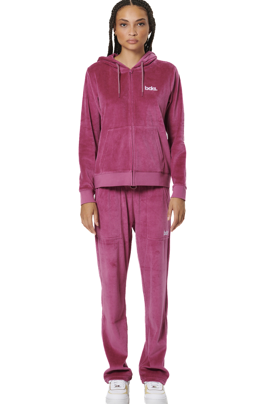 ΓΥΝΑΙΚΕΙΑ ΒΕΛΟΥΤΕ ΖΑΚΕΤΑ Body Action 071518-01-MAGENTA QUARTZ