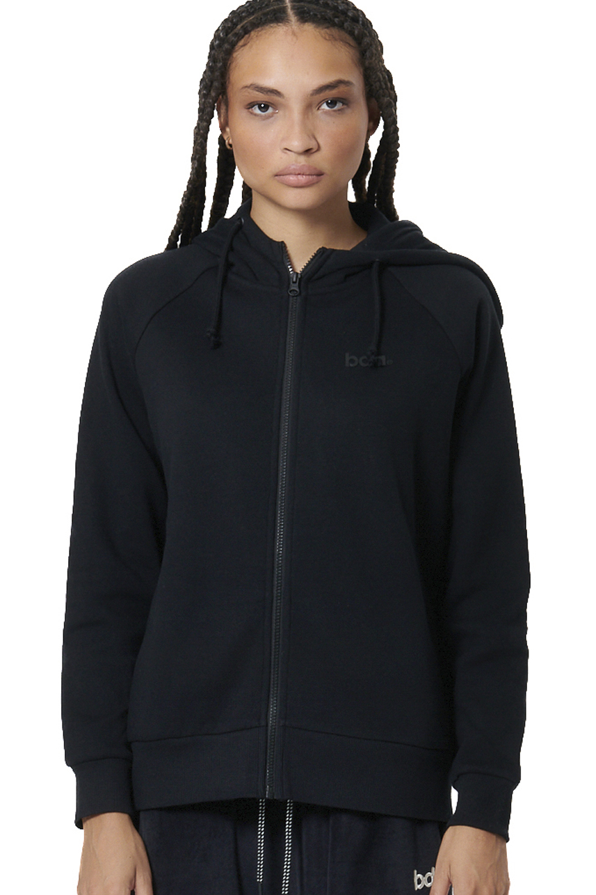ΓΥΝΑΙΚΕΙΑ FLEECE ΖΑΚΕΤΑ ΜΕ ΚΟΥΚΟΥΛΑ  Body Action 071520-01-BLACK