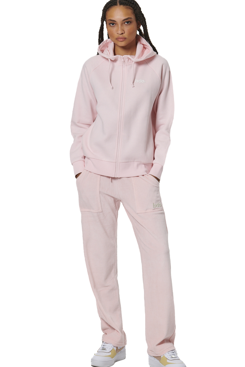 ΓΥΝΑΙΚΕΙΑ FLEECE ΖΑΚΕΤΑ ΜΕ ΚΟΥΚΟΥΛΑ  Body Action 071520-01-TENDER PINK