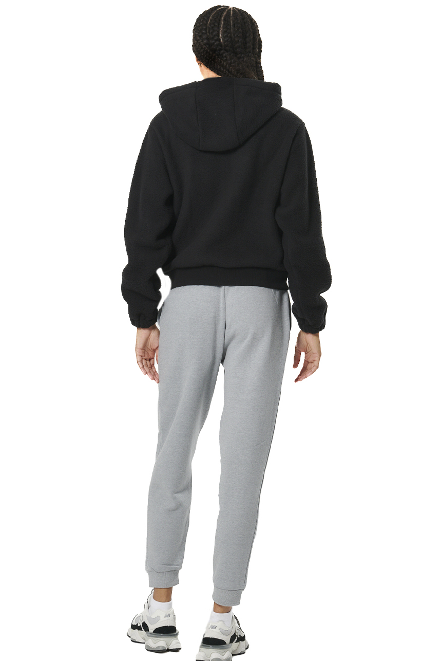 ΓΥΝΑΙΚΕΙΑ SHERPA ΖΑΚΕΤΑ ΜΕ ΚΟΥΚΟΥΛΑ Body Action 071523-01-BLACK