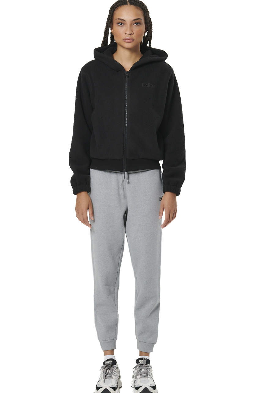ΓΥΝΑΙΚΕΙΑ SHERPA ΖΑΚΕΤΑ ΜΕ ΚΟΥΚΟΥΛΑ Body Action 071523-01-BLACK