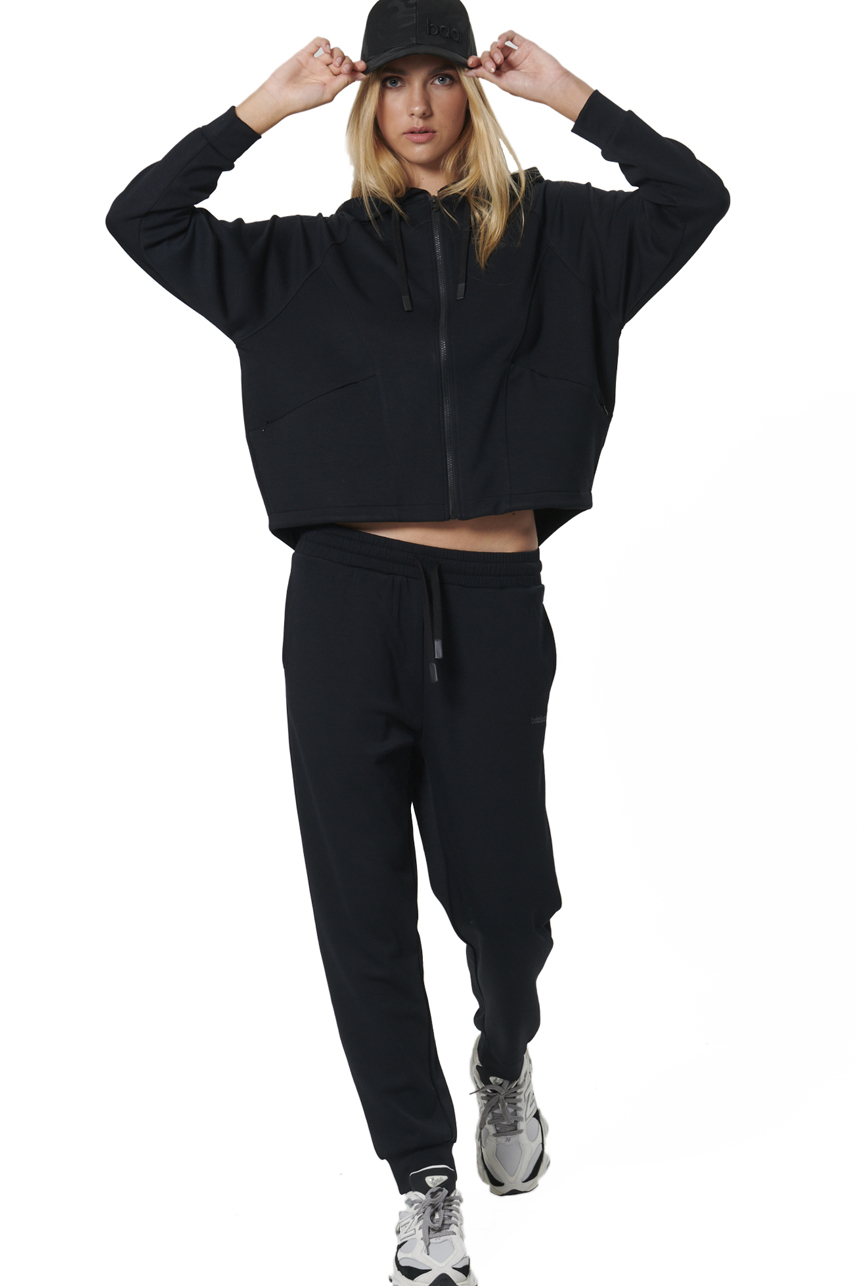 ΓΥΝΑΙΚΕΙΑ MODAL ΖΑΚΕΤΑ ΜΕ ΚΟΥΚΟΥΛΑ Body Action 071524-01-BLACK