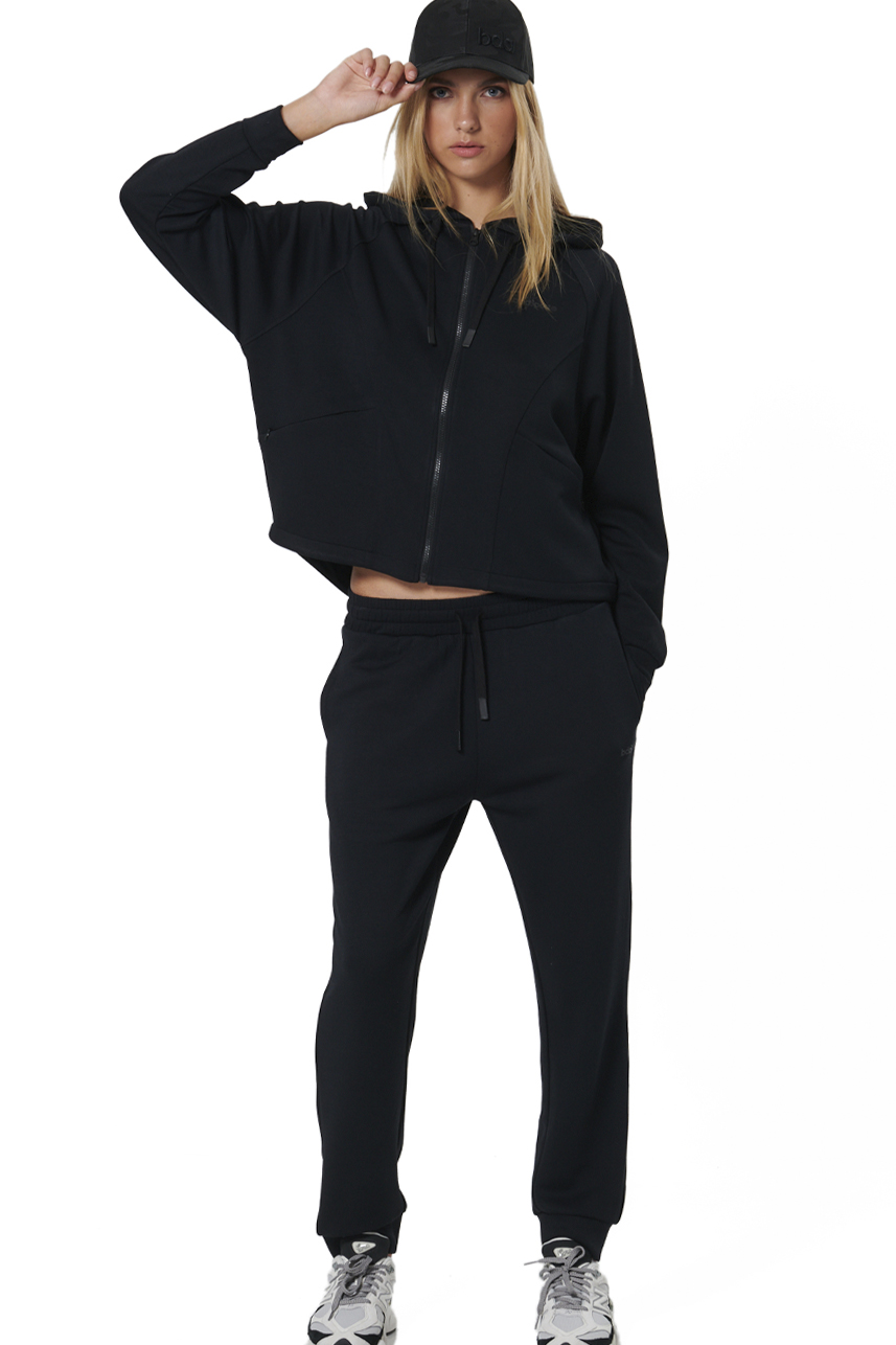 ΓΥΝΑΙΚΕΙΑ MODAL ΖΑΚΕΤΑ ΜΕ ΚΟΥΚΟΥΛΑ Body Action 071524-01-BLACK