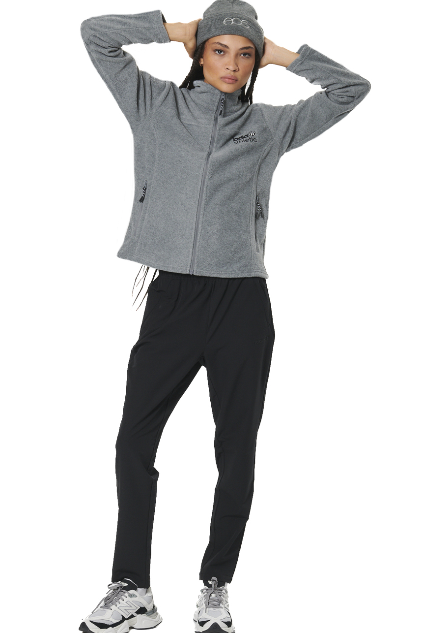 ΓΥΝΑΙΚΕΙΑ POLAR FLEECE ΖΑΚΕΤΑ Body Action 071525-01-DARK MELANGE GREY
