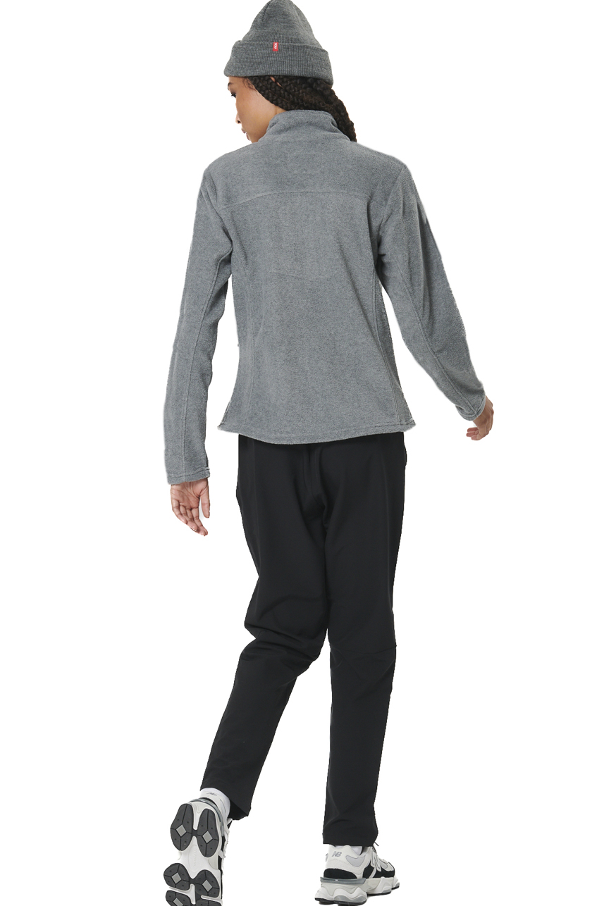 ΓΥΝΑΙΚΕΙΑ POLAR FLEECE ΖΑΚΕΤΑ Body Action 071525-01-DARK MELANGE GREY