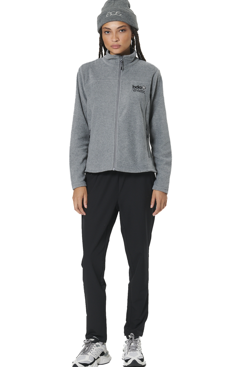 ΓΥΝΑΙΚΕΙΑ POLAR FLEECE ΖΑΚΕΤΑ Body Action 071525-01-DARK MELANGE GREY